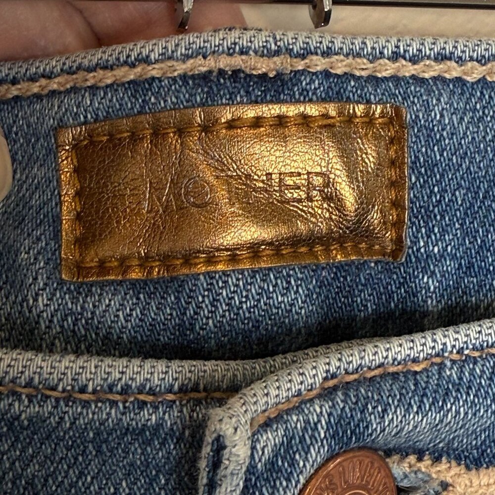 Mother High Waisted Rider Ankle Fray, 28 - Picture 7 of 12